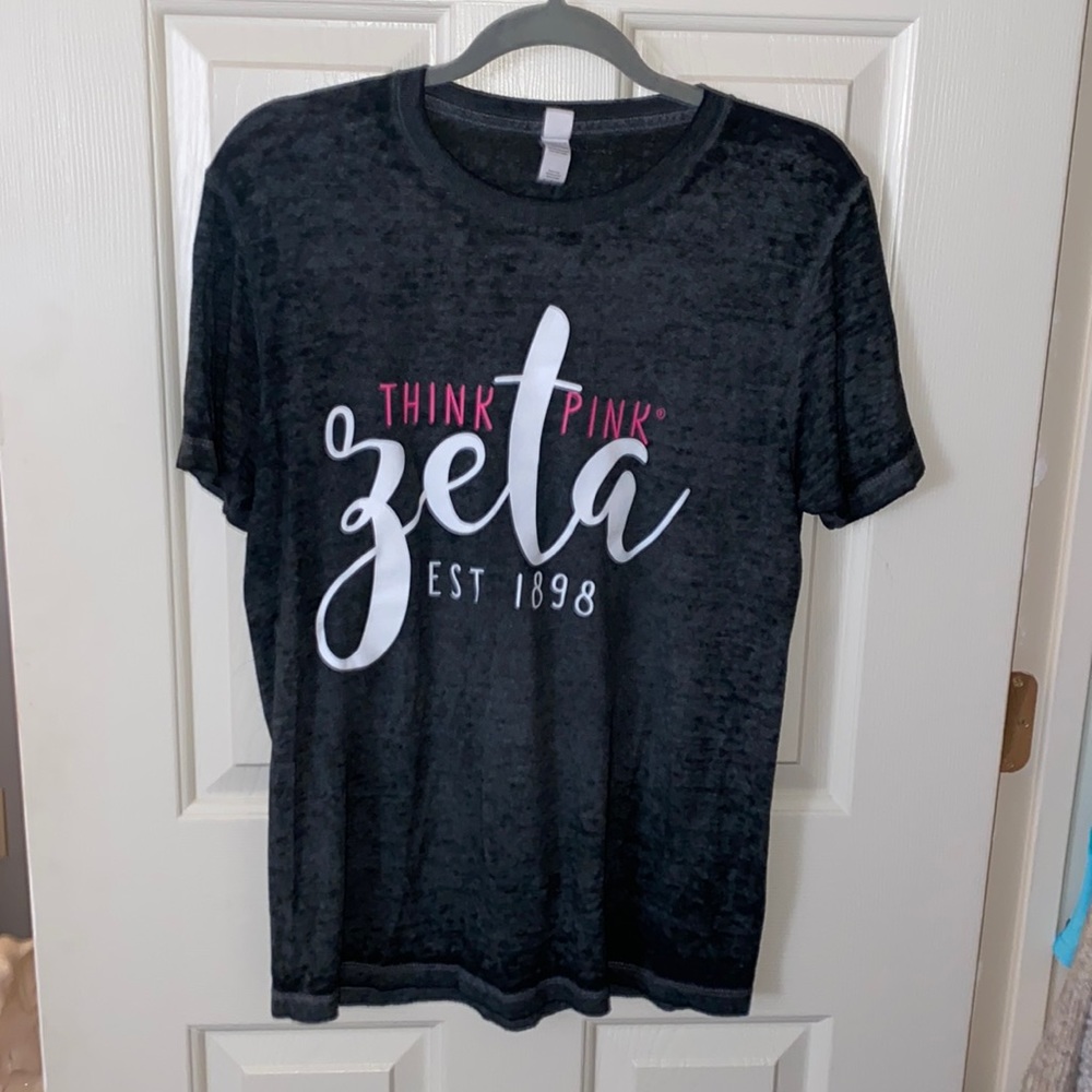 Zeta Tau Alpha Think Pink shirt
